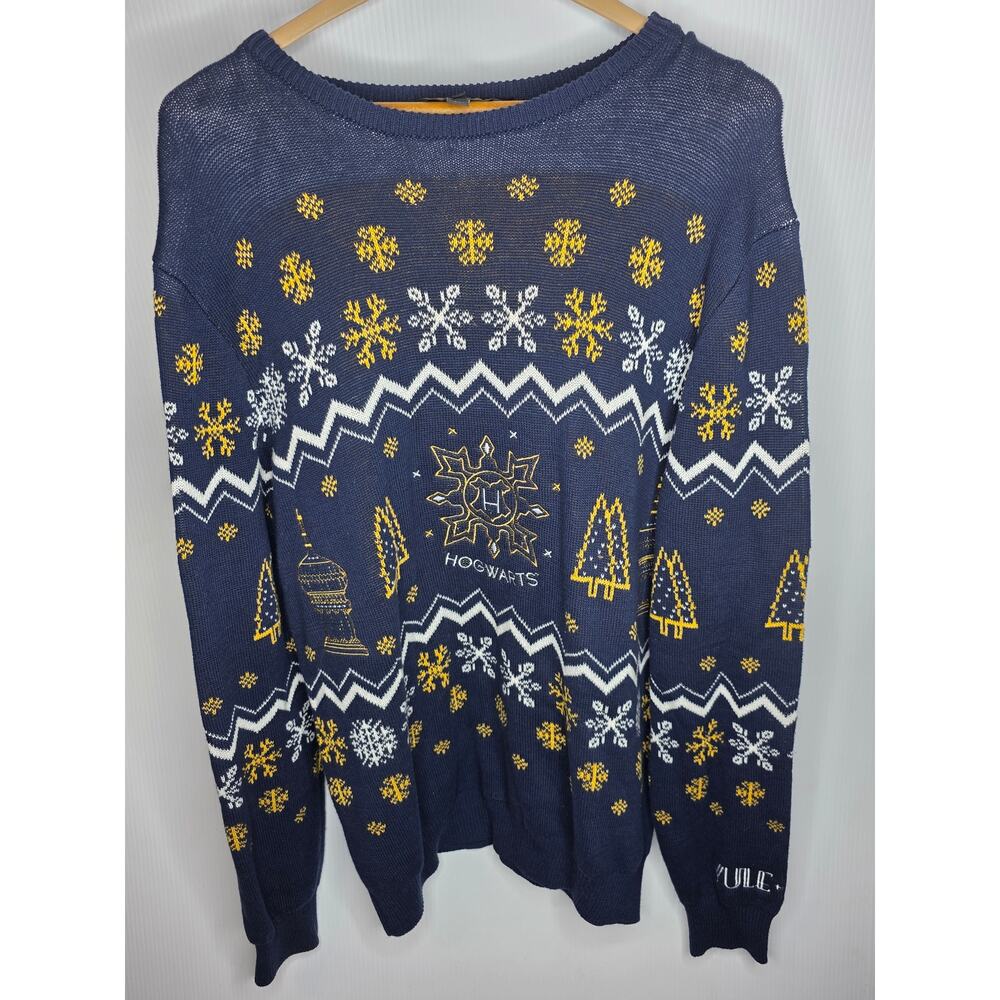 Harry Potter "Yule Ball" Hogwarts Holiday Sweater Size Large
